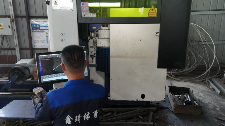 Workers Operating Equipment