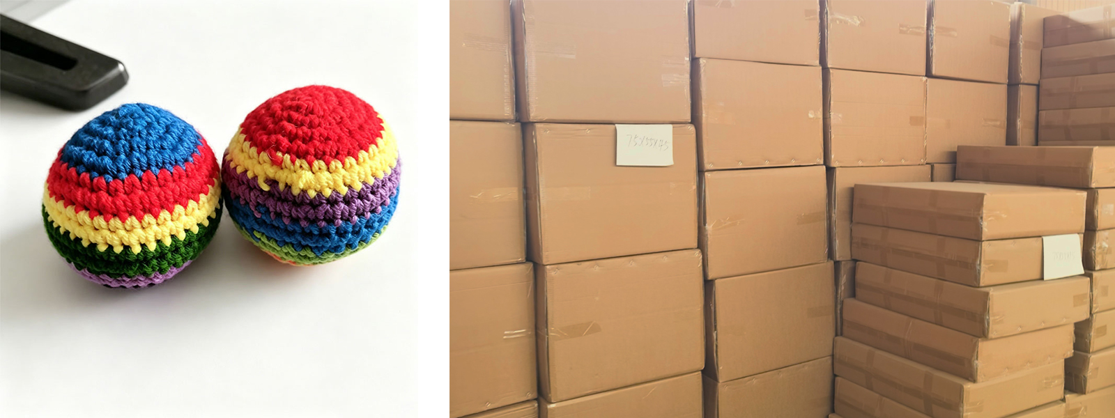 HAND‑KNITTED KICKING SAND BAG EVENT