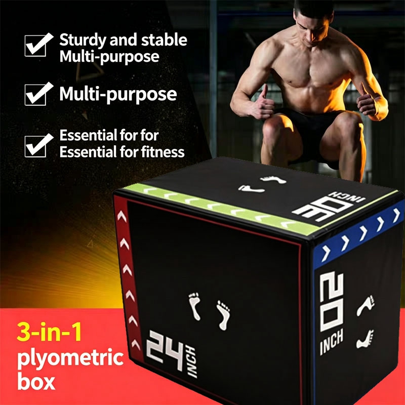 Three-in-One Fitness Jump Box