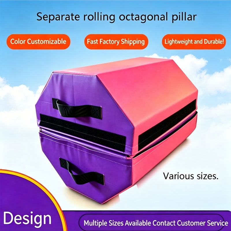 Separable Rolling Octagonal Gymnastics Pillar