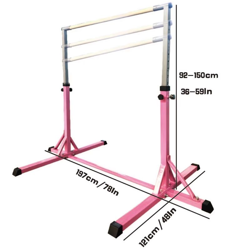 Kids Adjustable Gymnastics Horizontal Bar